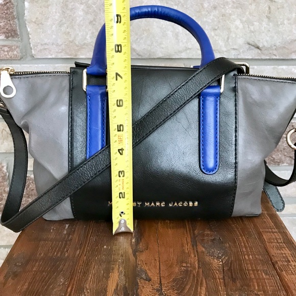 Marc Jacobs Authentic Colorblock Satchel Tote Crossbody 💫 - Picture 2 of 7
